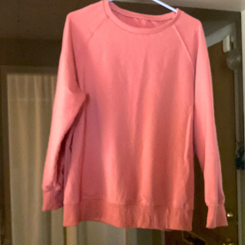 Soft pink salmon oversized sweatshirt. Only worn one time.